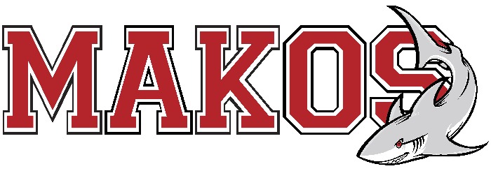 Meadowbrook Makos swim team logo